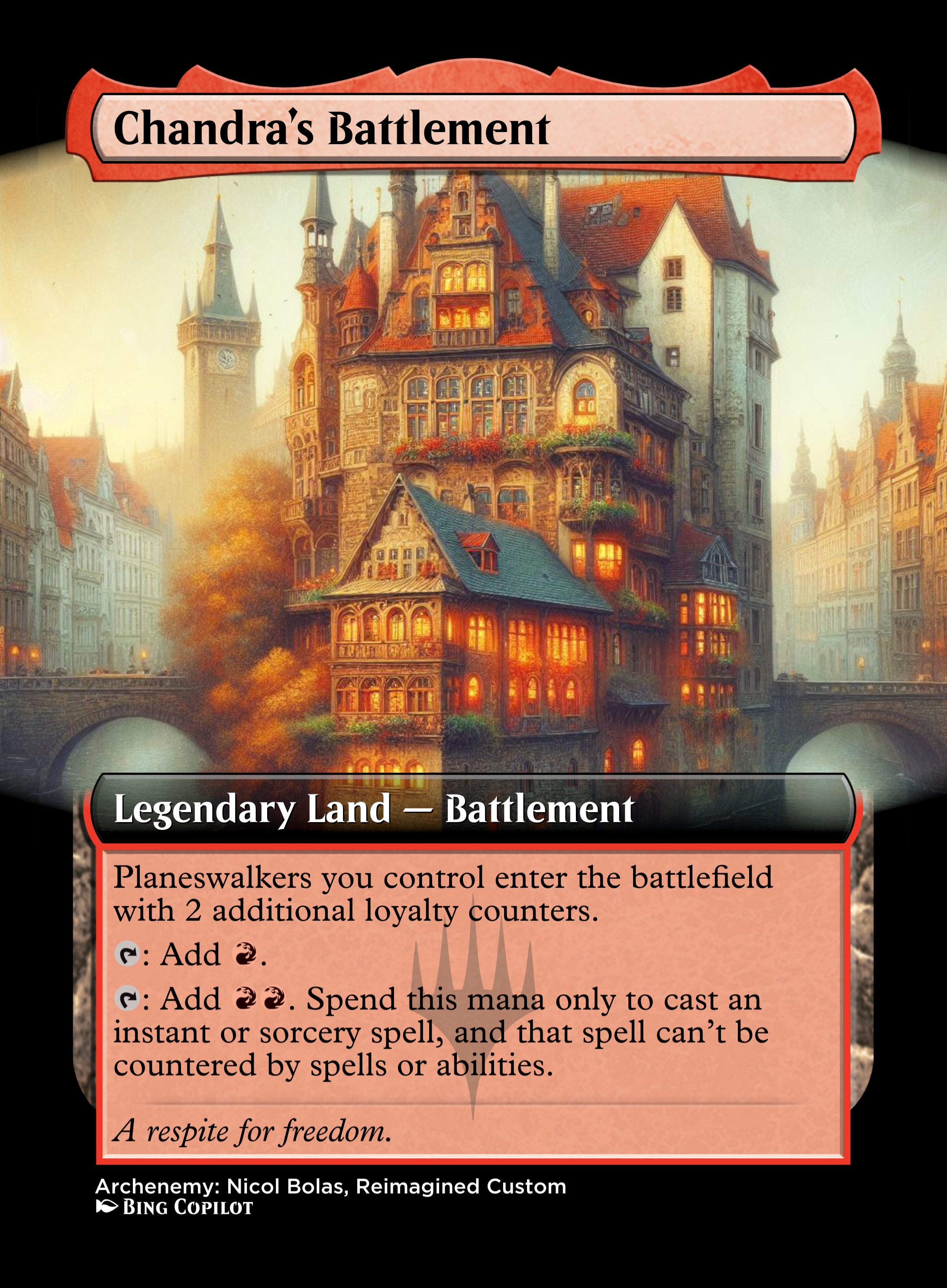 /joshuaboniface/MTG-Variants/raw/commit/4a26538568b157543b953e040faeadbe917e47ca/images/anbr/card-renders/ChandrasBattlement.png