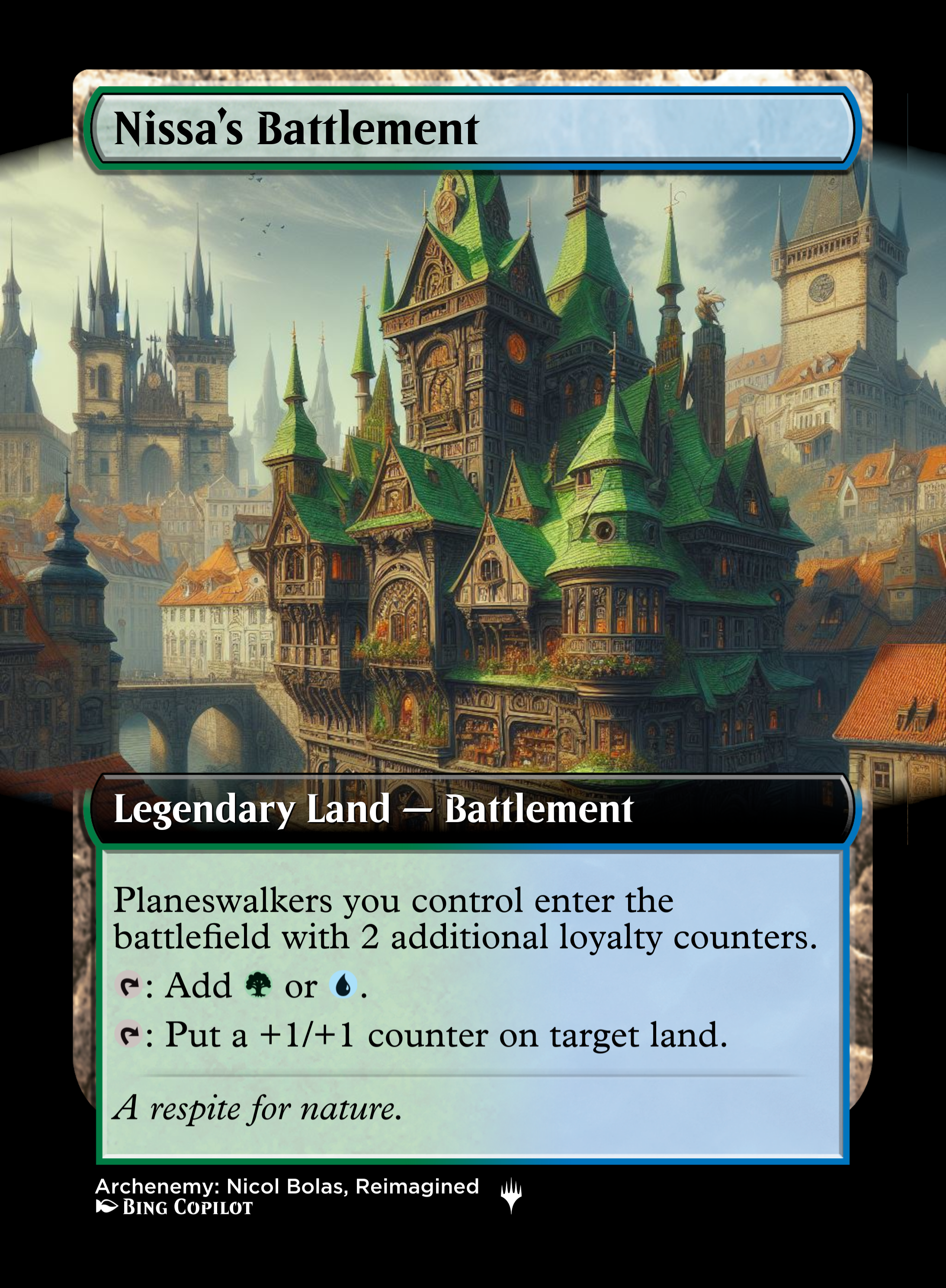 /joshuaboniface/MTG-Variants/raw/commit/f257f3feb798e1e279973e9e93e47c98a7f8d04a/images/card-renders/NissasBattlement.png