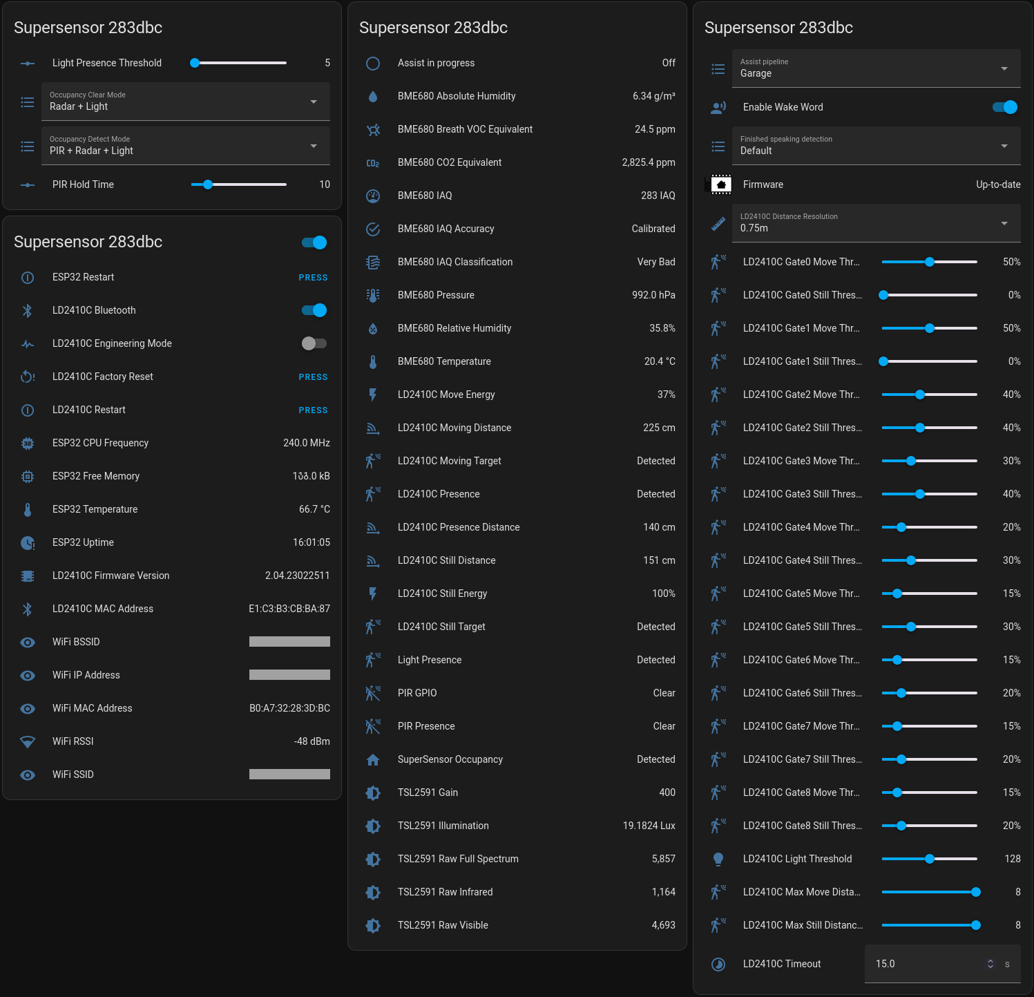 Home Assistant Dashboard