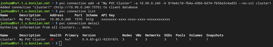 1. Connection management